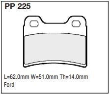 pp225.jpg Black Diamond PP225 predator pad brake pad kit