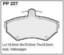 pp227.jpg Black Diamond PP227 predator pad brake pad kit
