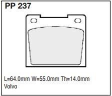 pp237.jpg Black Diamond PP237 predator pad brake pad kit