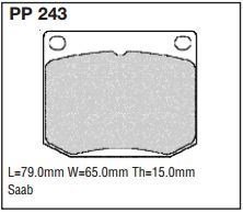 pp243.jpg Black Diamond PP243 predator pad brake pad kit