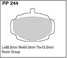 pp244.jpg Black Diamond PP244 predator pad brake pad kit