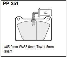 pp251.jpg Black Diamond PP251 predator pad brake pad kit