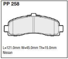 pp258.jpg Black Diamond PP258 predator pad brake pad kit