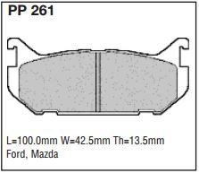 pp261.jpg Black Diamond PP261 predator pad brake pad kit
