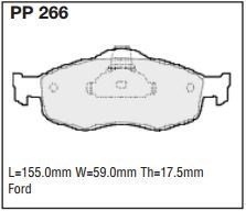 pp266.jpg Black Diamond PP266 predator pad brake pad kit