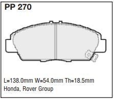 pp270.jpg Black Diamond PP270 predator pad brake pad kit