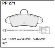 pp271.jpg Black Diamond PP271 predator pad brake pad kit
