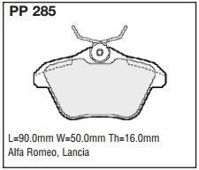 pp285.jpg Black Diamond PP285 predator pad brake pad kit