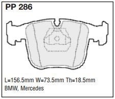 pp286.jpg Black Diamond PP286 predator pad brake pad kit