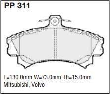 pp311.jpg Black Diamond PP311 predator pad brake pad kit