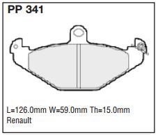 pp341.jpg Black Diamond PP341 predator pad brake pad kit