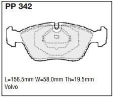 pp342.jpg Black Diamond PP342 predator pad brake pad kit