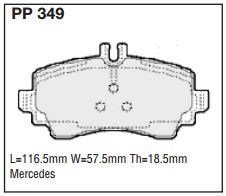 pp349.jpg Black Diamond PP349 predator pad brake pad kit