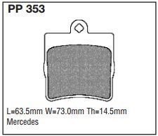 pp353.jpg Black Diamond PP353 predator pad brake pad kit