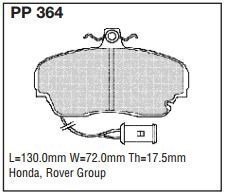 pp364.jpg Black Diamond PP364 predator pad brake pad kit