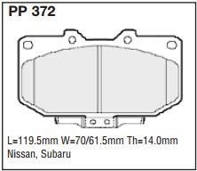 pp372.jpg Black Diamond PP372 predator pad brake pad kit