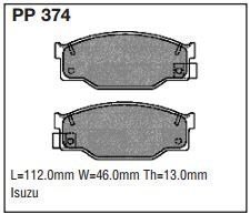 pp374.jpg Black Diamond PP374 predator pad brake pad kit