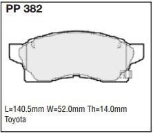 pp382.jpg Black Diamond PP382 predator pad brake pad kit