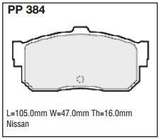 pp384.jpg Black Diamond PP384 predator pad brake pad kit