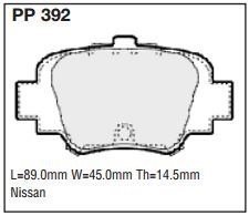 pp392.jpg Black Diamond PP392 predator pad brake pad kit