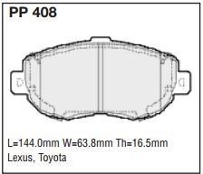 pp408.jpg Black Diamond PP408 predator pad brake pad kit