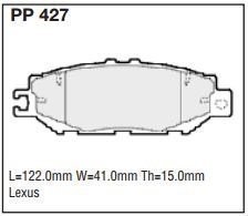 pp427.jpg Black Diamond PP427 predator pad brake pad kit