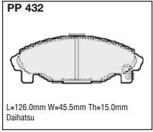 pp432.jpg Black Diamond PP432 predator pad brake pad kit