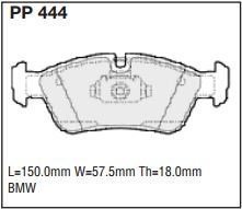 pp444.jpg Black Diamond PP444 predator pad brake pad kit