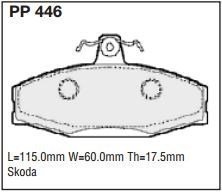 pp446.jpg Black Diamond PP446 predator pad brake pad kit