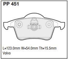 pp451.jpg Black Diamond PP451 predator pad brake pad kit