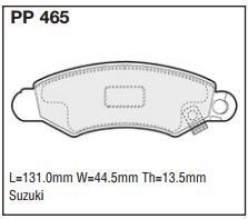 pp465.jpg Black Diamond PP465 predator pad brake pad kit