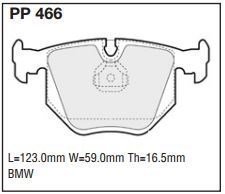 pp466.jpg Black Diamond PP466 predator pad brake pad kit