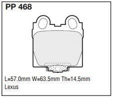 pp468.jpg Black Diamond PP468 predator pad brake pad kit