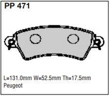 pp471.jpg Black Diamond PP471 predator pad brake pad kit