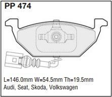 pp474.jpg Black Diamond PP474 predator pad brake pad kit