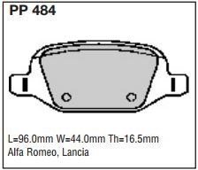 pp484.jpg Black Diamond PP484 predator pad brake pad kit