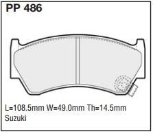 pp486.jpg Black Diamond PP486 predator pad brake pad kit