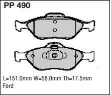 pp490.jpg Black Diamond PP490 predator pad brake pad kit