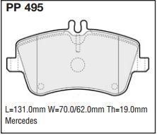 pp495.jpg Black Diamond PP495 predator pad brake pad kit