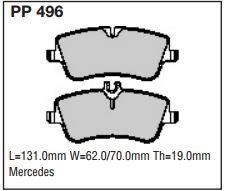 pp496.jpg Black Diamond PP496 predator pad brake pad kit
