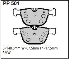 pp501.jpg Black Diamond PP501 predator pad brake pad kit