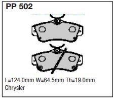 pp502.jpg Black Diamond PP502 predator pad brake pad kit