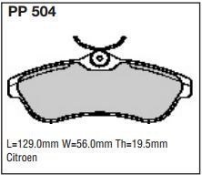 pp504.jpg Black Diamond PP504 predator pad brake pad kit