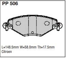 pp506.jpg Black Diamond PP506 predator pad brake pad kit