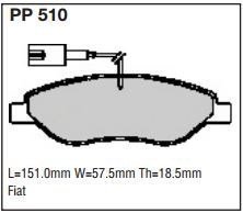 pp510.jpg Black Diamond PP510 predator pad brake pad kit