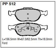 pp512.jpg Black Diamond PP512 predator pad brake pad kit