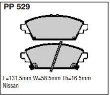 pp529.jpg Black Diamond PP529 predator pad brake pad kit