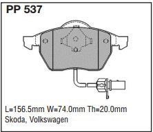 pp537.jpg Black Diamond PP537 predator pad brake pad kit