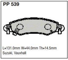 pp539.jpg Black Diamond PP539 predator pad brake pad kit