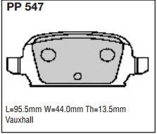 pp547.jpg Black Diamond PP547 predator pad brake pad kit